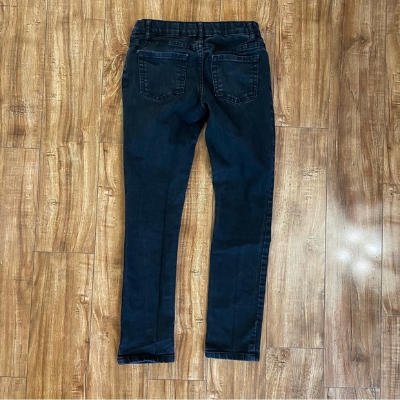 CHILDRENS PLACE Girls Black Super Skinny Jeans Waist Tighteners Size 10 - Picture 6 of 8